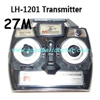 lh-1201_lh-1201d_lh-1201d-1 helicopter parts lh-1201 transmitter (27M) - Click Image to Close